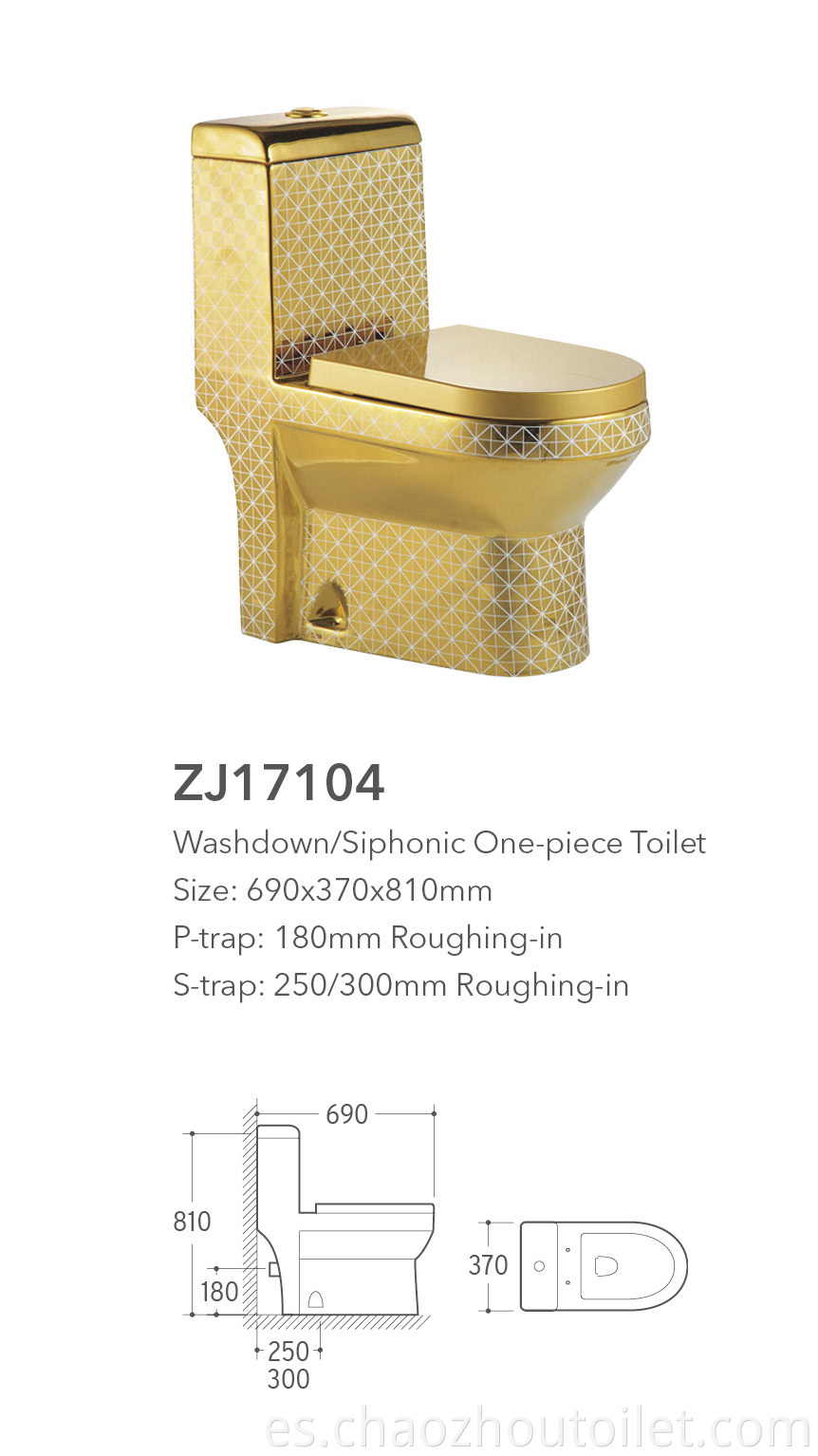 Zj17104 One Piece Toilet